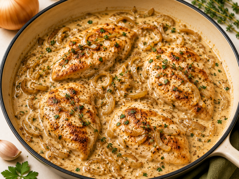 Creamy French Onion Chicken
