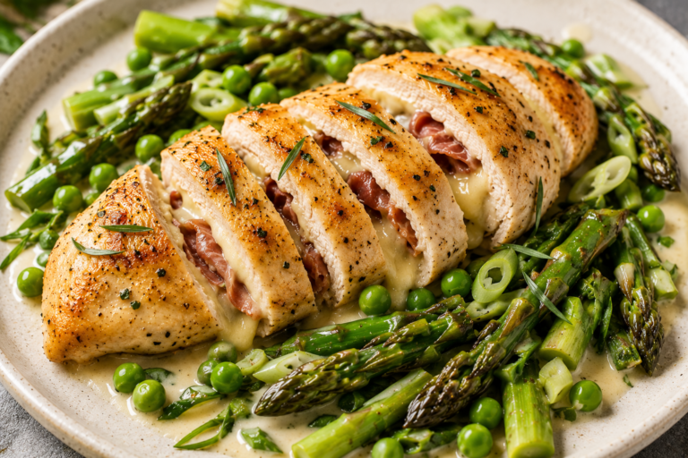 Fontina and Prosciutto Stuffed Chicken
