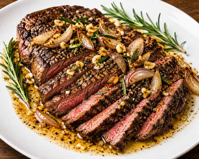 Rosemary & Garlic-Basted Sirloin Steak